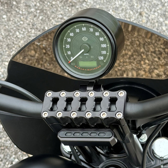 TC Bros Choppers - Pro Series 4 Inch Gauge Relocation Bezel for Harley Davidson Models TC Bros Choppers - Pro Series 4 Inch Gauge Relocation Bezel for Harley Davidson Models