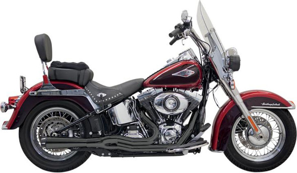 Bassani Exhaust - Road Rage II Mega Power 2:1 Exhaust fits Softail 2000-2017