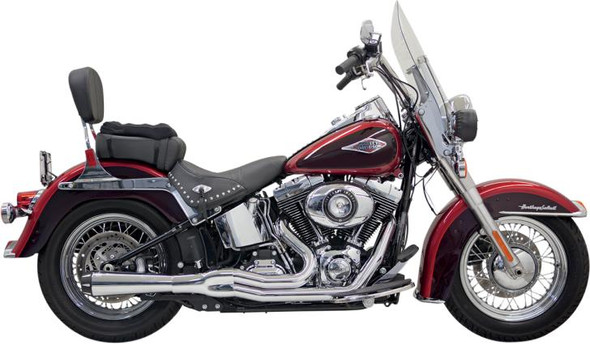 Bassani Exhaust - Road Rage II Mega Power 2:1 Exhaust fits Softail 2000-2017