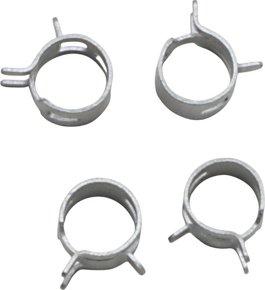 All Balls - 24011301 - Refill Clamp Kit - Fuel Line/Band - Parallel Ear - Silver - 11 mm - 4 Pack