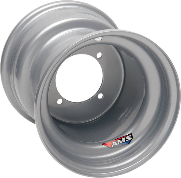 Ams - 02310005 - Steel Wheel - Rear - Chrome - 9x9 - 4/115 - 3+6