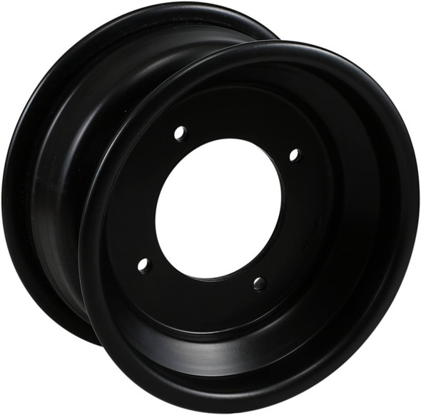 Ams - 02320121 - Wheel - Spun - Rolled-Lip - Front - Black - 10x5 - 4/144 - 3+2