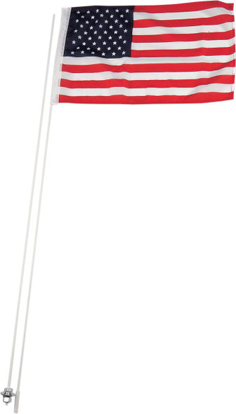 Atlantis - 05210131 - Flag Pole and Mount - With 12' X 19" Flag - U.S.A. - 5 Pack