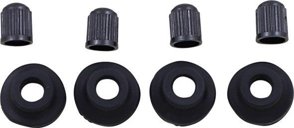 Bolt - 03610064 - Valve Stem Grommet/Cap - Black - 4 Pack