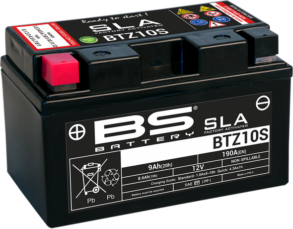 Bs Battery - 21130621 - Battery - BTZ10S (YTZ)