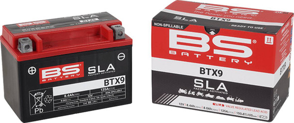 Bs Battery - 21130630 - Battery - BTX9 (YTX)