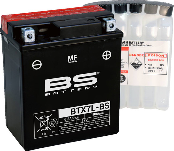 Bs Battery - 21130854 - Battery - BTX7L-BS (YTX)