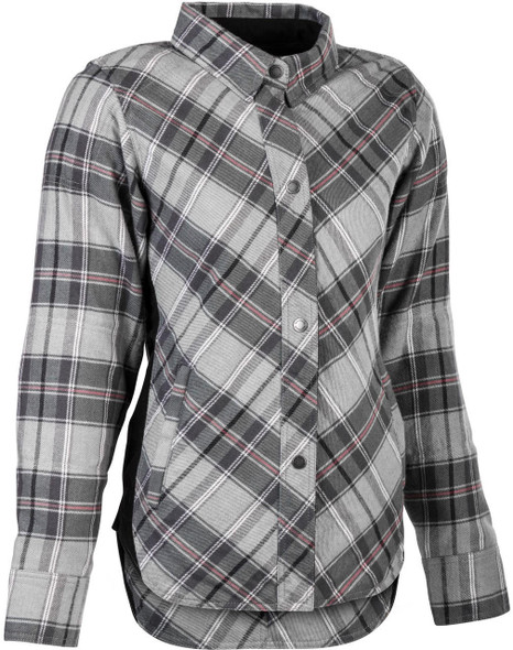 Highway 21 Women's Rogue Flannel - Pink/Grey