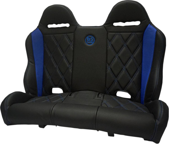 Bs Sand - 08120117 - Performance Bench Seat - Black/Blue - Maverick X3 '16-'20