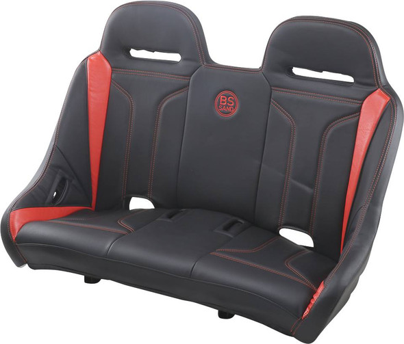 Bs Sand - 08120149 - Extreme Bench Seat - Black/Deep Orange