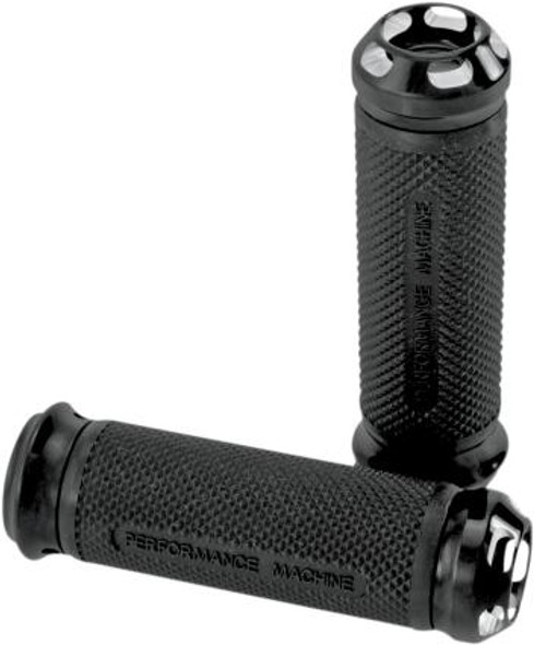  Performance Machine Harley Elite Apex Dual Cable Grips (Choose Finish) 