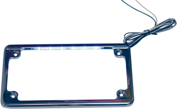Custom Dynamics - 20300533 - LED License Plate Frame - Chrome