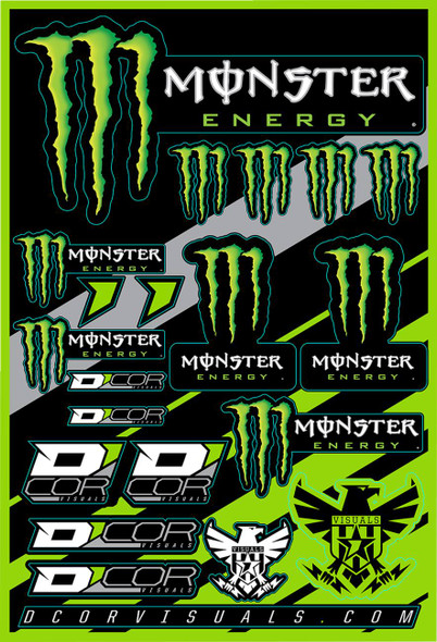 D'Cor Visuals - 43202220 - Decal Sheet - Monster