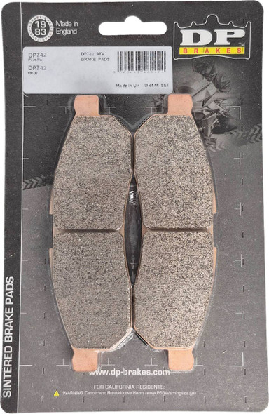 Dp Brakes - 17213652 - Sintered Brake Pads - Polaris XD1500