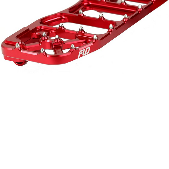 Flo Motorsports V5 Moto Floorboards fits '80-'20 Touring Models (Red)