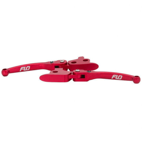 Flo Motorsports - MX Style Levers fits '17-'23 Touring Models W/ Hydraulic Clutch (Red)