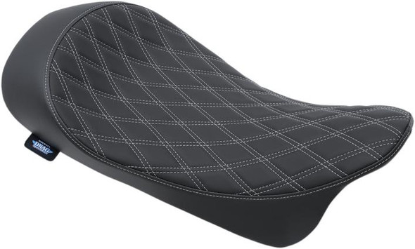  Drag Specialties Low Profile Solo Seat - fits '08-'19 FLHT/FLHR/FLTR/FLHX 