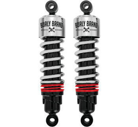  Burly Brand Slammer Plus Shocks - fits '80-'23 FLH/FLT Harley Touring 