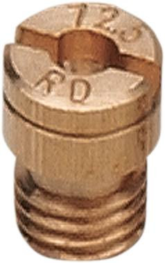 Ebc - 10060138 - A-Bax Precision Keihin-Style Slot Head (KJ Prefix) Main Jets - #100 - 4-Pack