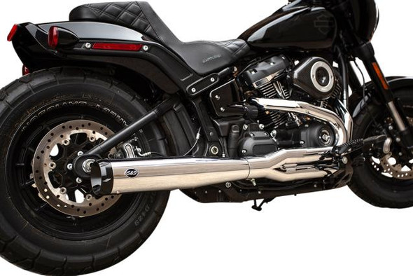 S&S Superstreet 2-into-1 Exhaust System - fits '18-'22 FXBB/FXLR/FXFB/FLSL/FLHC/FLDE/FLSB