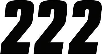 Factory Effex - 43100246 - FX Factory Number 2 - Black - 4"