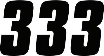 Factory Effex - 43100247 - FX Factory Number 3 - Black - 4"