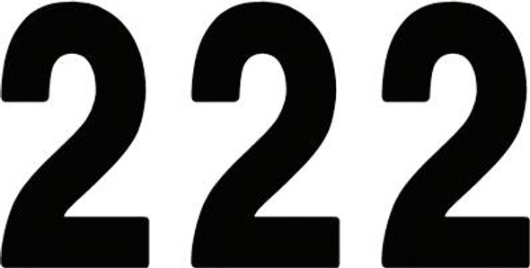 Factory Effex - FX024342 - Pro Number 2 - Black - 7" Factory Effex - FX024342 - Pro Number 2 - Black - 7"