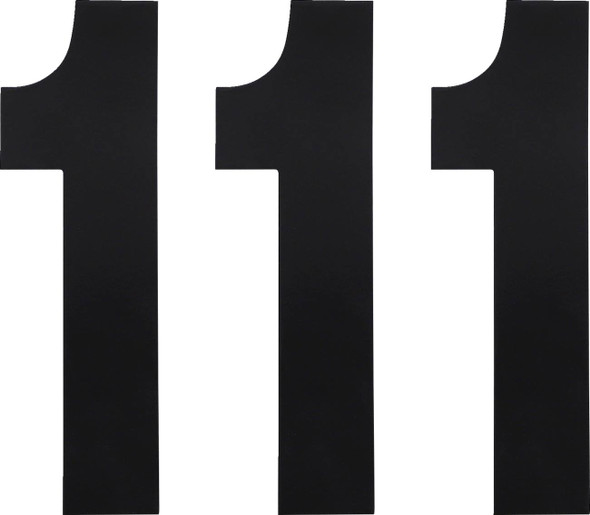 Factory Effex - FX024451 - FX Number 1 - Black - 6"