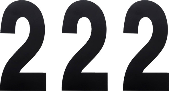 Factory Effex - FX024452 - FX Number 2 - Black - 6"
