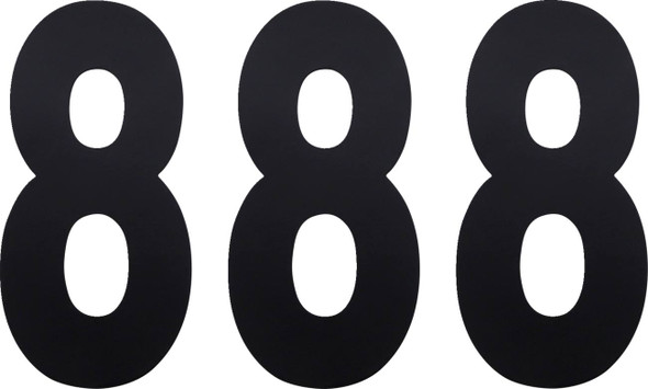 Factory Effex - FX024458 - FX Number 8 - Black - 6"