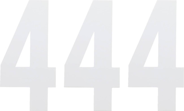 Factory Effex - FX024464 - FX Number 4 - White - 6"
