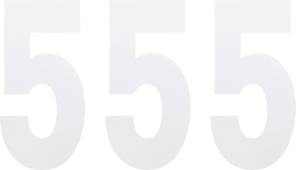 Factory Effex - FX024465 - FX Number 5 - White - 6"