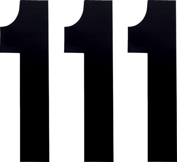 Factory Effex - FX024471 - FX Number 1 - Black - 8"