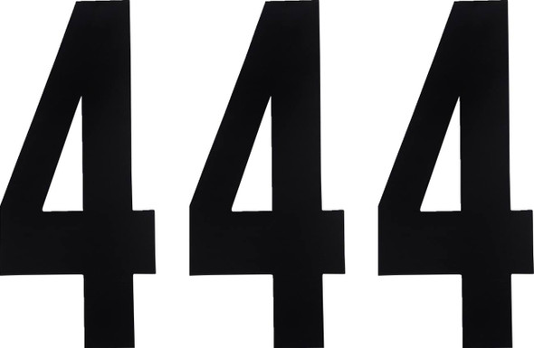 Factory Effex - FX024474 - FX Number 4 - Black - 8"