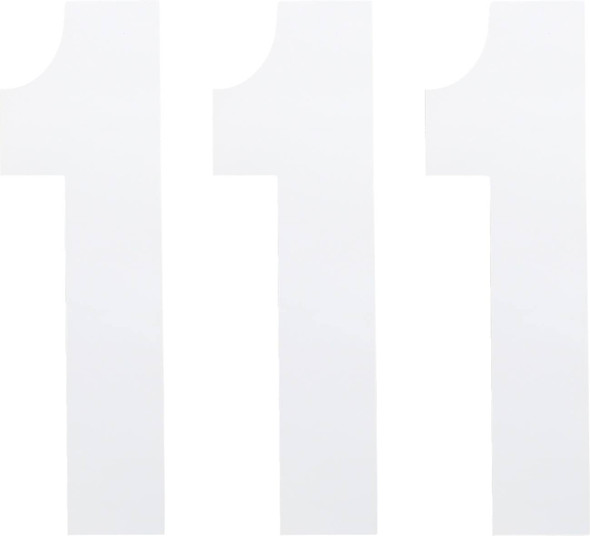 Factory Effex - FX024481 - FX Number 1 - White - 8"