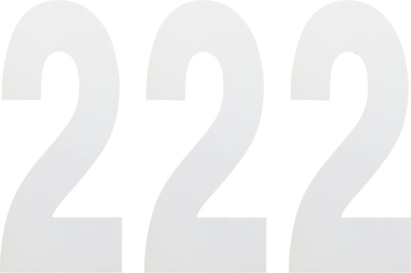 Factory Effex - FX024482 - FX Number 2 - White - 8"