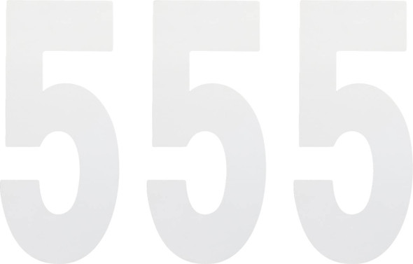 Factory Effex - FX024485 - FX Number 5 - White - 8"