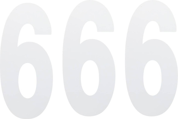 Factory Effex - FX024486 - FX Number 6 - White - 8"