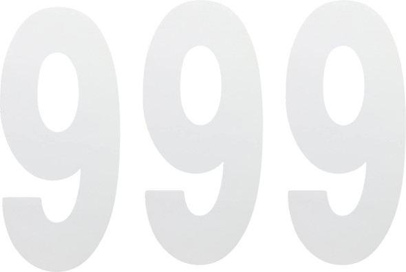 Factory Effex - FX024489 - FX Number 9 - White - 8"