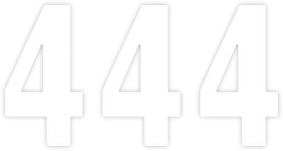 Factory Effex - FX030204 - Mini Pro Number 4 - White - 5"