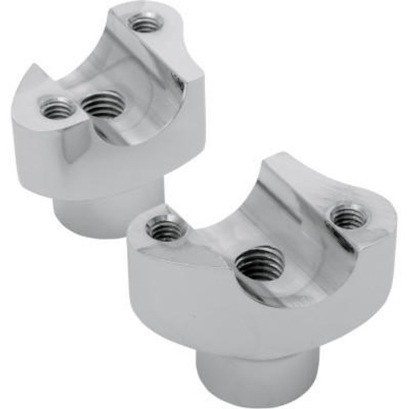 Drag Specialties 1.75" Forged Aluminum Handlebar Risers - Chrome