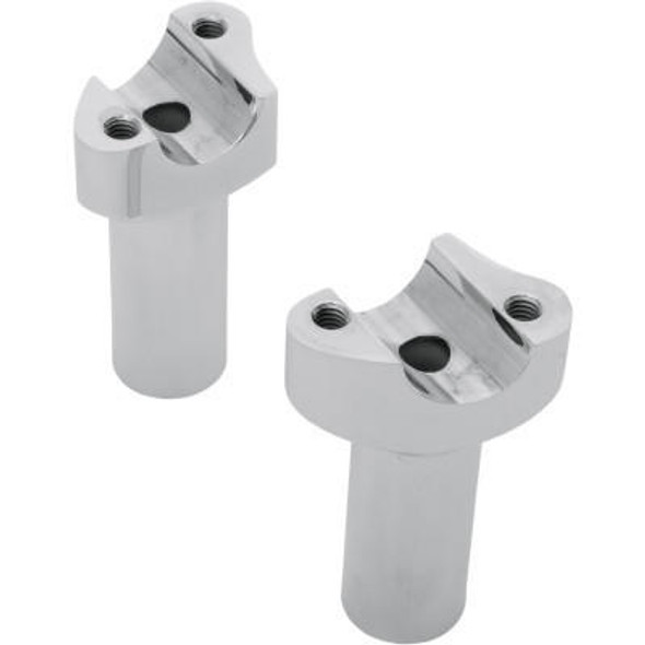Drag Specialties 3.5" Forged Aluminum Handlebar Risers - Chrome