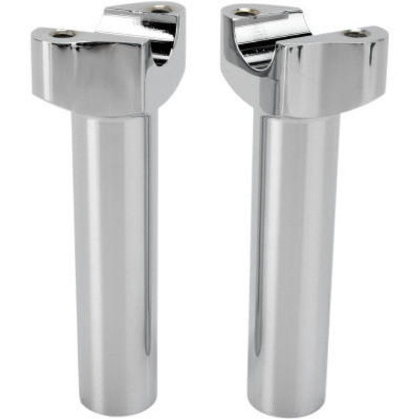  Drag Specialties 5.5" Forged Aluminum Handlebar Risers - Chrome 