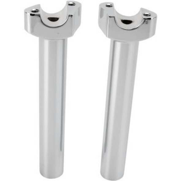  Drag Specialties 8" Forged Aluminum Handlebar Risers - Chrome 