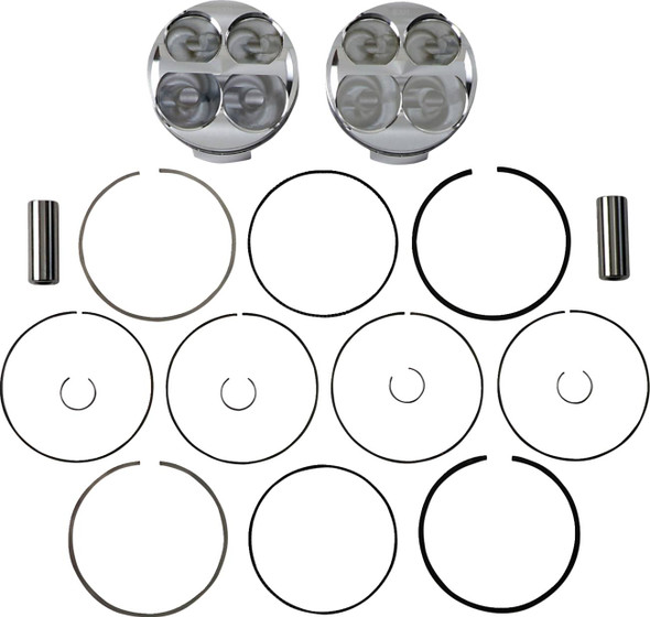 Je Pistons - 09105916 - Piston Kit - 96.00 mm - 11.5:1 CR - Polaris