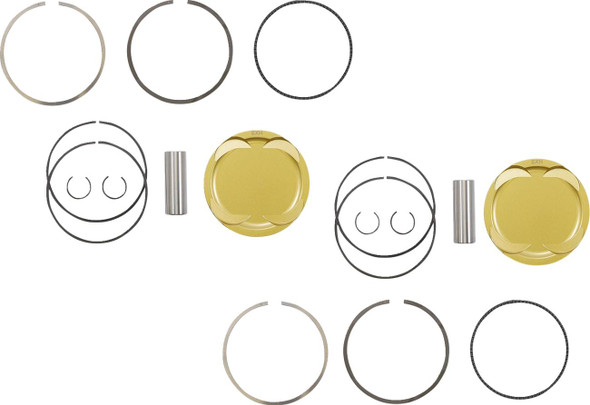 Je Pistons - 09106528 - Piston Kit - 93.00 mm - 9.5:1 CR - Polaris RZR XP900