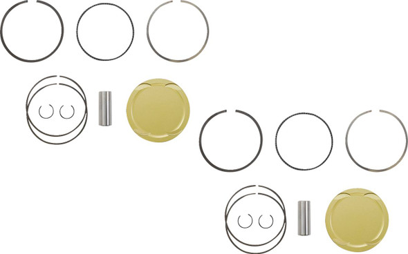 Je Pistons - 09106531 - Piston Kit - 93.00 mm - 10.5:1 CR - Polaris RZR XP1000/General 1000/RS1