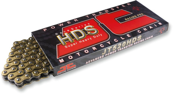 Jt Chains - 12200211 - 520 HDS - Ultimate Competition Chain - Steel - 114 Links