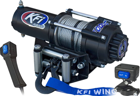 Kfi Products - 45050928 - A3000 ATV Winch - 3000 lb - Steel Cable