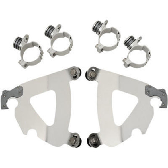 Memphis Shades Road Warrior Trigger-Lock Mount Kit for '93-'98 FXDWG, '84-'86 FXWG, '84-'99 FXST, '98-'99 FXSTB
